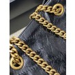 Borse YSL Saint Laurent Niki piccola shopping pelle bovina oliata e cerata nera