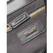 Borse YSL Saint Laurent Niki piccola shopping pelle bovina oliata e cerata nera