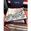 Dettagli perfetti Sciarpa Mitzah in seta e cashmere multicolore Dior D-Floral 140 x 140 01