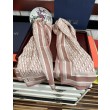 Sciarpa Dior Oblique misto cashmere Rosa 65x185
