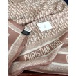 Sciarpa Dior Oblique misto cashmere Rosa 65x185