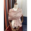 Sciarpa Dior Oblique misto cashmere Rosa 65x185