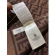 Pari all'originale replica Sciarpa Fendi FF in misto lana e cashmere bordeaux 32 x 200