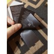 Pari all'originale replica Sciarpa in misto lana con intarsio logo FF Fendi marrone 42 x 180