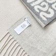 Sciarpa reversibile in cashmere Dior Miss Dior Graffiti grigio/avorio 17 x 140