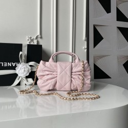 Replica Borse Chanel 25K Mini Bow AS5849 Pelle di agnello rosa Imitazioni Replica qualità specchio Borse Chanel 25K Mini Bow AS5849 Pelle di agnello rosa