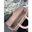 Borsa a mano Dior Lady Dior grande opaca Cannage con patta Rosa