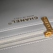 Borsa a tracolla Chanel piccola con catena e manico superiore AS5702 Grigia