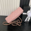 Borsa a tracolla Chanel piccola con catena e manico superiore AS5702 Rosa