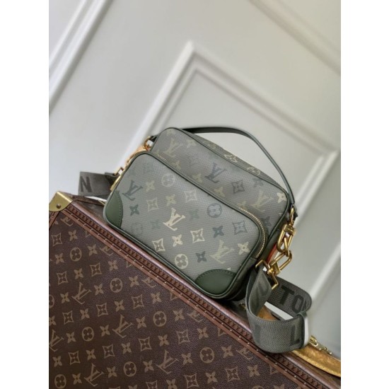 Borsa a tracolla da uomo LV Nil Heritage M27095 Verde
