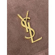 Borsa a tracolla YSL Saint Laurent Jamie 4.3 Pochon Shopping Scamosciata Marrone Borsa a tracolla YSL Saint Laurent Jamie 4.3 Pochon Shopping Scamosciata Marrone