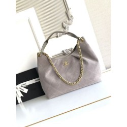 Borsa Replica 1:1 Chanel 26C Maxi hobo Hippie AS5970 AS5978 Scamosciata Grigia