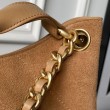 Imitazioni borse griffate Chanel 26C Maxi hobo Hippie AS5970 AS5978 Scamosciata Marrone