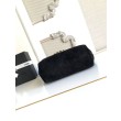 Borsa Chanel 26C Maxi hobo Hippie AS5970 AS5978 Scamosciata Nero