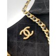 Borsa Chanel 26C Maxi hobo Hippie AS5970 AS5978 Scamosciata Nero