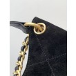 Borsa Chanel 26C Maxi hobo Hippie AS5970 AS5978 Scamosciata Nero