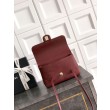 Borsa Chanel 26P Preppy Coco Flap AS6130 Borgogna
