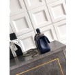 Borsa Chanel Mini Classic Flap Bow 25K con manico superiore AS2431 Blu