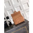 Imitazioni borse griffate Chanel Mini Classic Flap Bow 25K con manico superiore AS2431 caramello