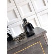 Imitazioni borse griffate Chanel Mini Classic Flap Bow 25K con manico superiore AS2431 Nero