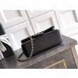 Imitazioni borse griffate Chanel Mini Classic Flap Bow 25K con manico superiore AS2431 Nero