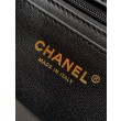 Imitazioni borse griffate Chanel Mini Classic Flap Bow 25K con manico superiore AS2431 Nero