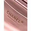 Borsa Chanel Mini Classic Flap Bow 25K con manico superiore AS2431 Rosa