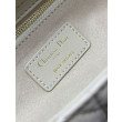 Borsa grande Dior Lady Dior agnello trapuntata cannage beige