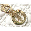 Imitazioni borse griffate grande Dior Lady Dior agnello trapuntata cannage bianca