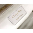Imitazioni borse griffate grande Dior Lady Dior agnello trapuntata cannage bianca