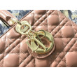 Replica Perfetta grande Dior Lady Dior agnello trapuntata cannage Marrone