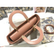 Replica Perfetta grande Dior Lady Dior agnello trapuntata cannage Marrone