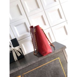 Borse Firmate Replica hobo Chanel Coco piccola pelle di vitello bordeaux