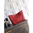 Borse Firmate Replica hobo Chanel Coco piccola pelle di vitello bordeaux