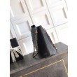 Borsa hobo Chanel Coco piccola pelle di vitello Nero
