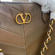 Borse Firmate Replica shopping piccola/media Valentino Garavani Laseine Marrone Borse Firmate Replica shopping piccola/media Valentino Garavani Laseine Marrone