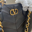 Borsa shopping piccola/media Valentino Garavani Laseine Nero Borsa shopping piccola/media Valentino Garavani Laseine Nero