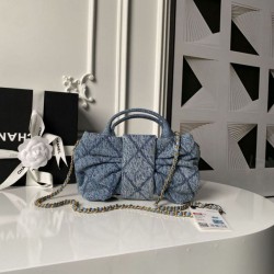 Borse Chanel 25K Mini Bow AS5849 Blu