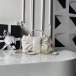 Borse Chanel 25K Mini Bow AS5849 Pelle di agnello Bianco