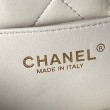 Borse Chanel 25K Mini Bow AS5849 Pelle di agnello Bianco