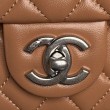 Borse Chanel AS5756 Mini Rettangolare con patta e manico superiore caramello