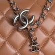 Borse Chanel AS5756 Mini Rettangolare con patta e manico superiore caramello