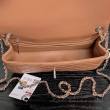 Borse Chanel AS5756 Mini Rettangolare con patta e manico superiore caramello