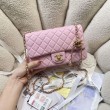 Borse Chanel AS5756 Mini Rettangolare con patta e manico superiore Rosa