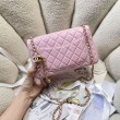 Borse Chanel AS5756 Mini Rettangolare con patta e manico superiore Rosa