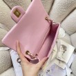Borse Chanel AS5756 Mini Rettangolare con patta e manico superiore Rosa