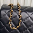 Borse Chanel AS5756 piccola Rettangolare con patta e manico superiore Nero