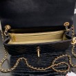 Borse Chanel AS5756 piccola Rettangolare con patta e manico superiore Nero