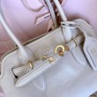 Borse tote Miu Miu Adventure nappa 5BA292 Bianca