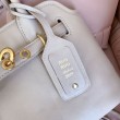 Borse tote Miu Miu Adventure nappa 5BA292 Bianca
